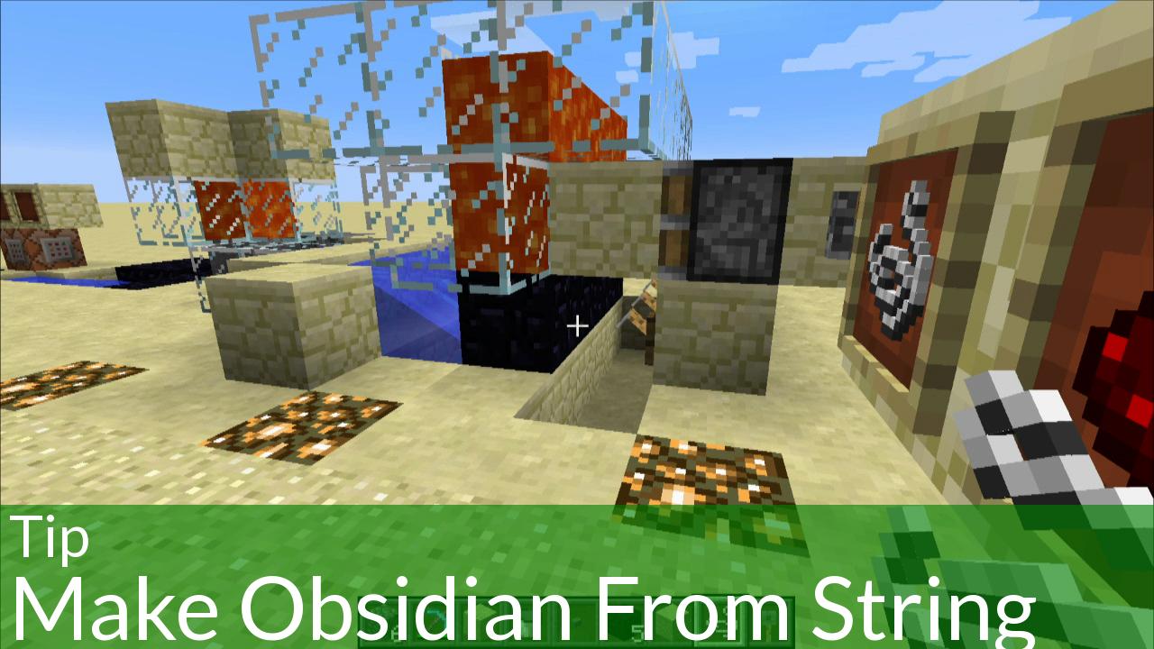 How to Make Obsidian in Minecraft