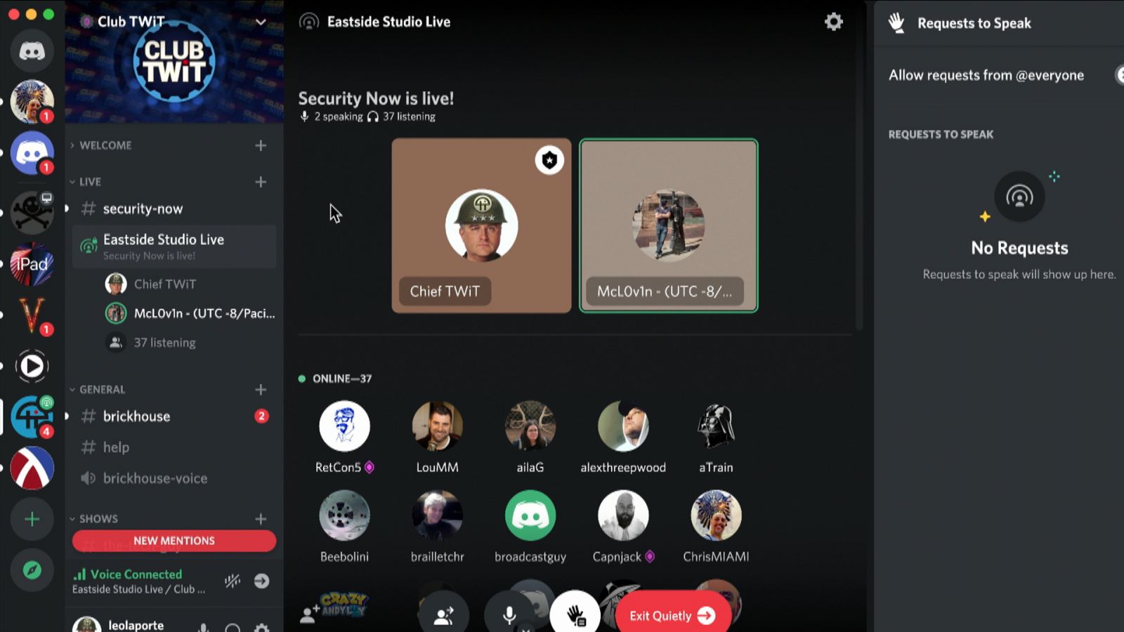 Discord Q&A Security Now