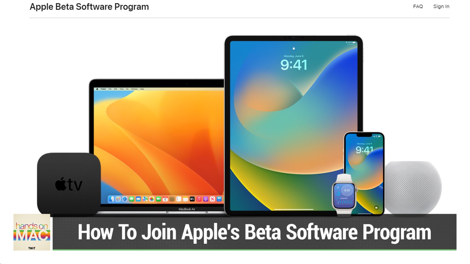 How To Join Apple's Beta Software Program