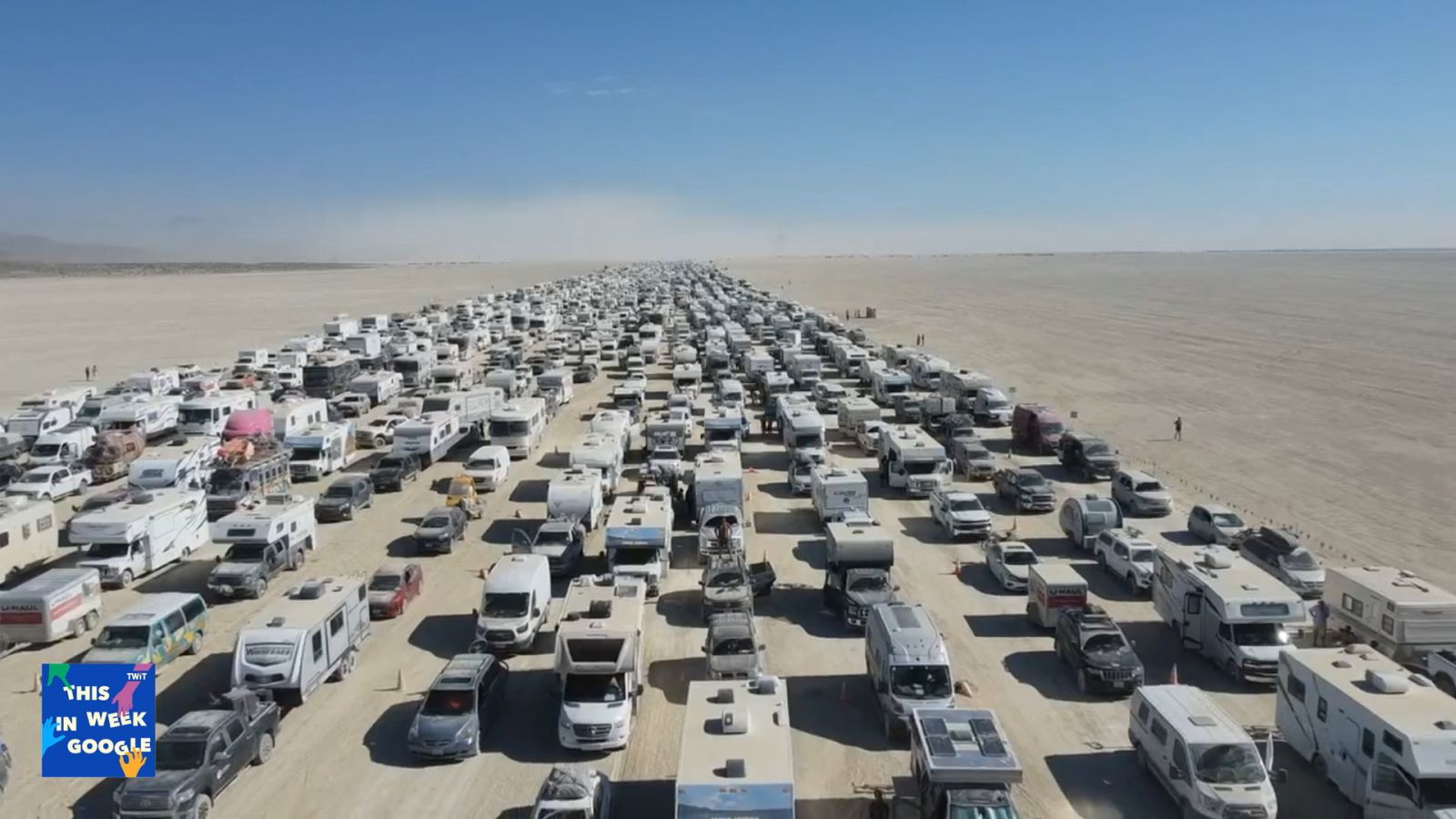 The craziness that is the end of Burning Man.