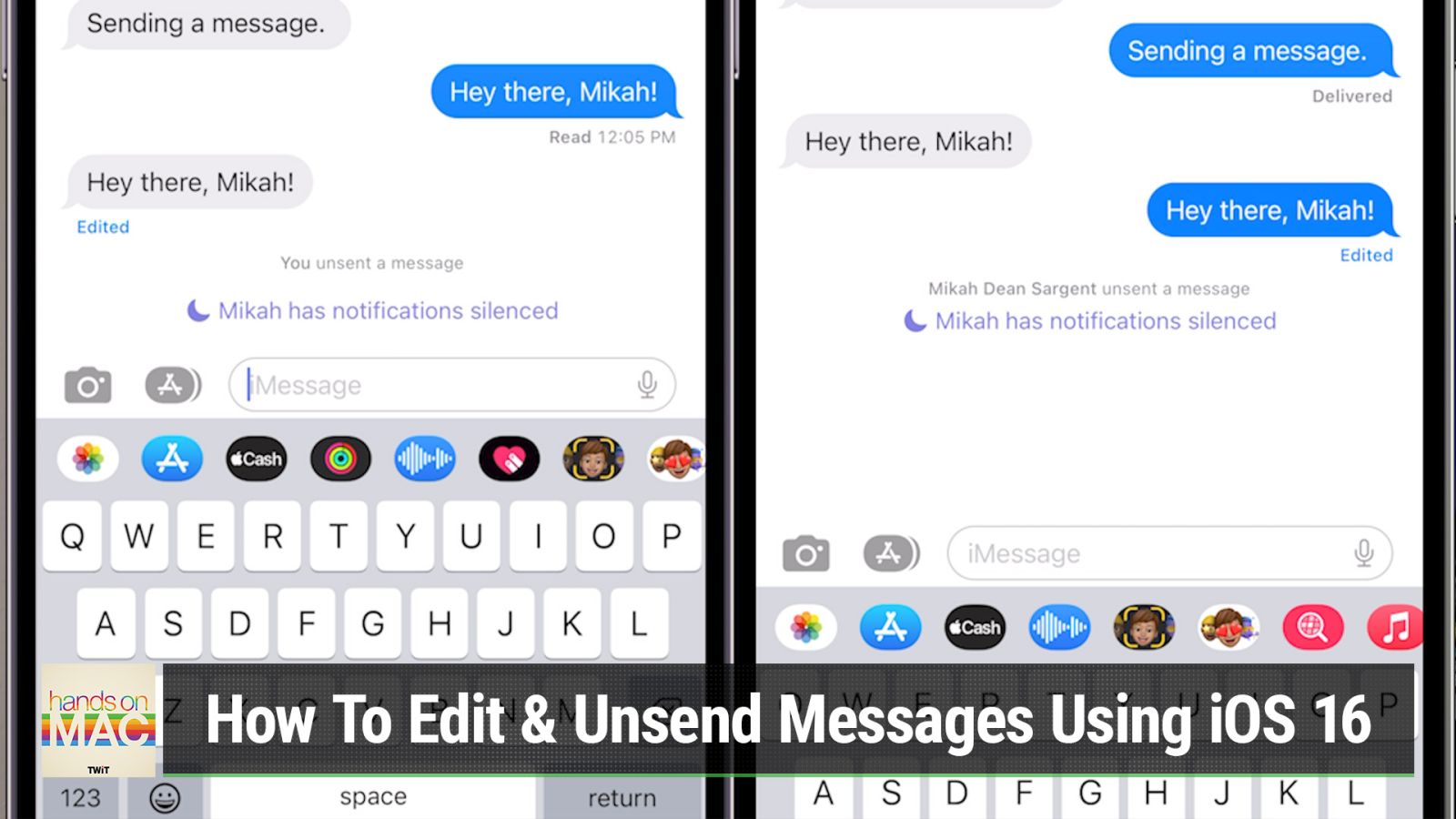 Correct your messaging mistakes on iPhone, iPad, and Mac