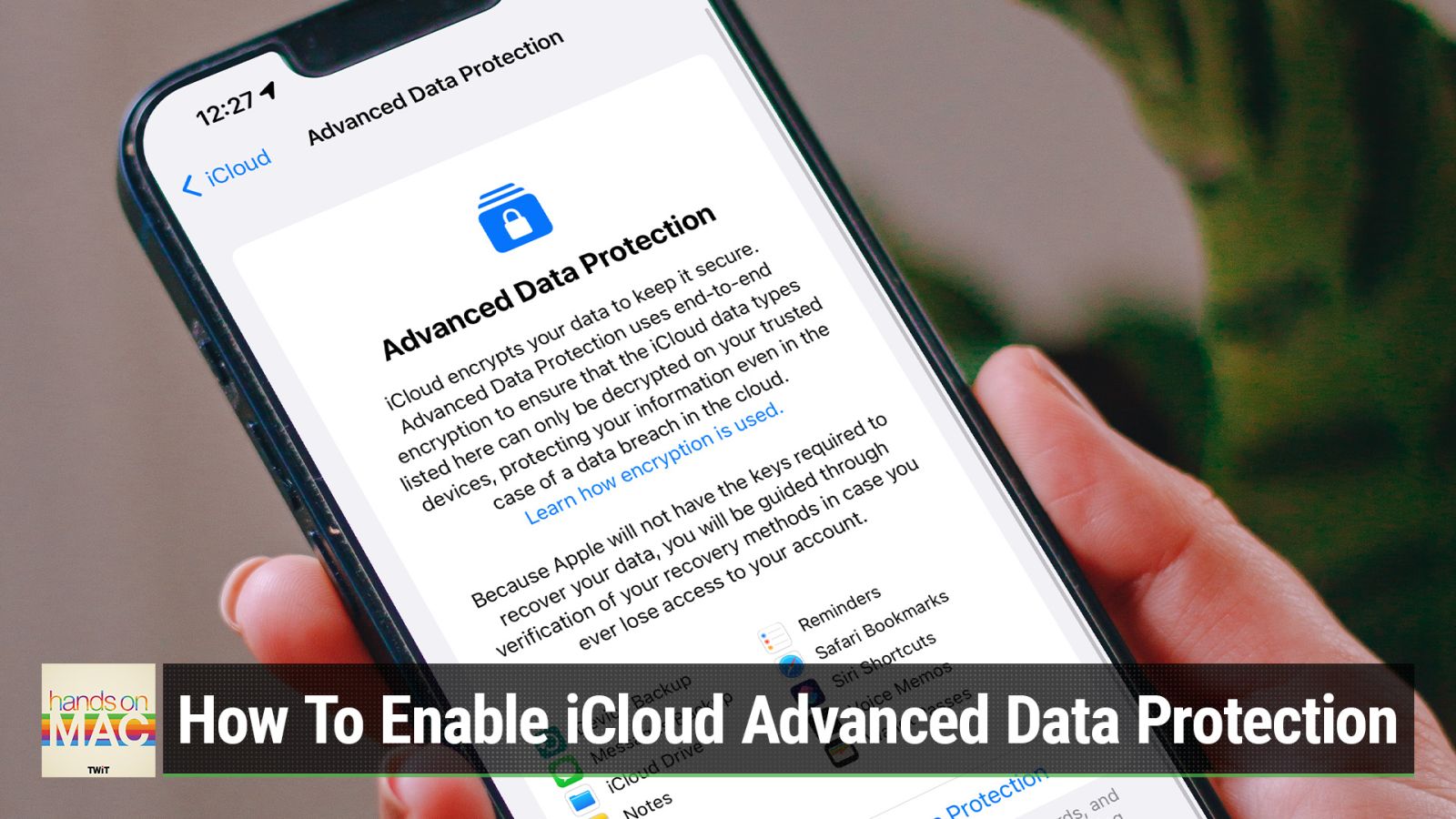 End-To-End Encryption for More of Your iCloud Account