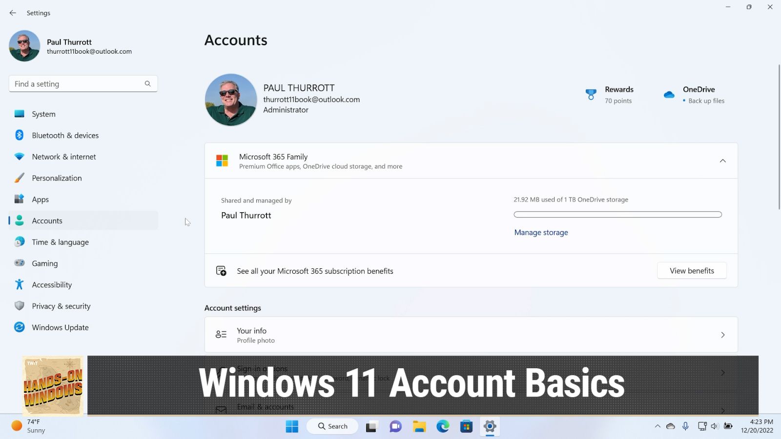 The difference between Microsoft accounts, work or school accounts, and local accounts