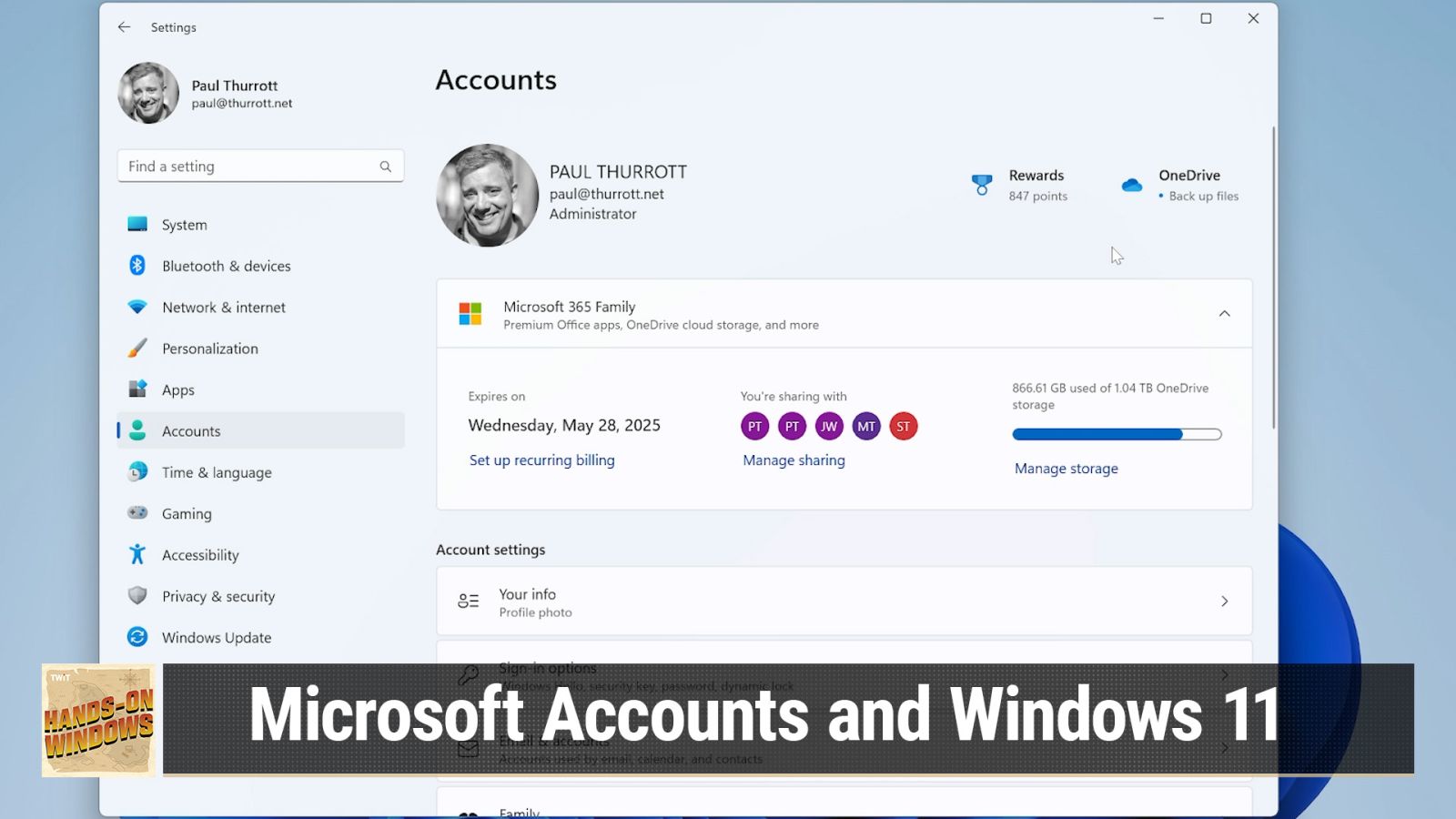 The benefits of using a Microsoft account in Windows 11