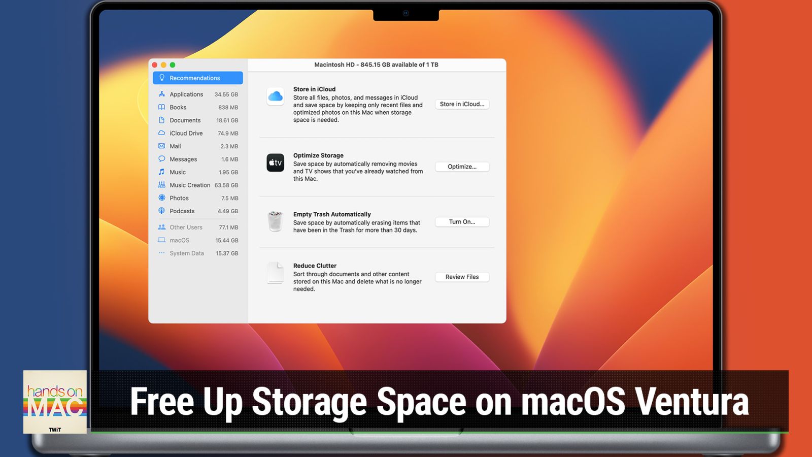 Use your Mac's built-in utilities to clear out the cruft
