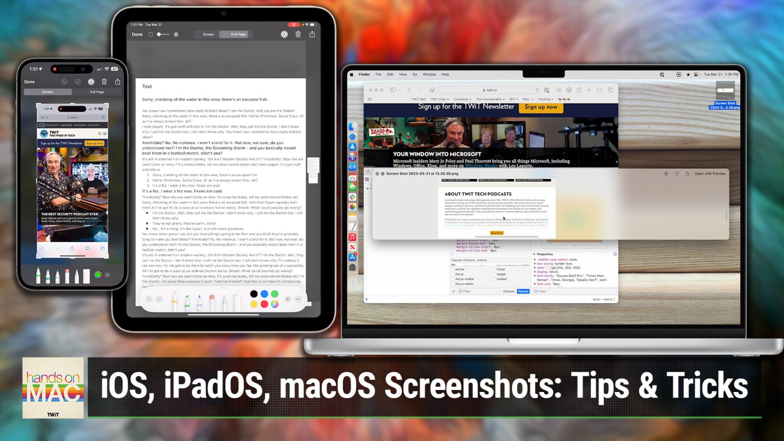 Capture full screenshots on your iPhone, iPad, and Mac