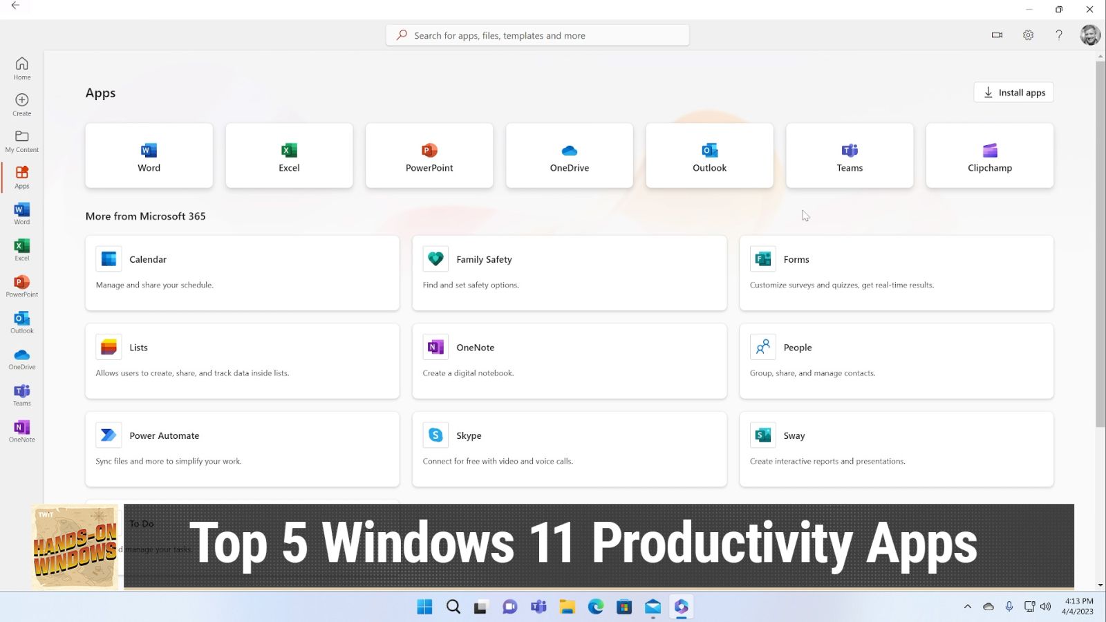 The Best Microsoft Productivity Apps