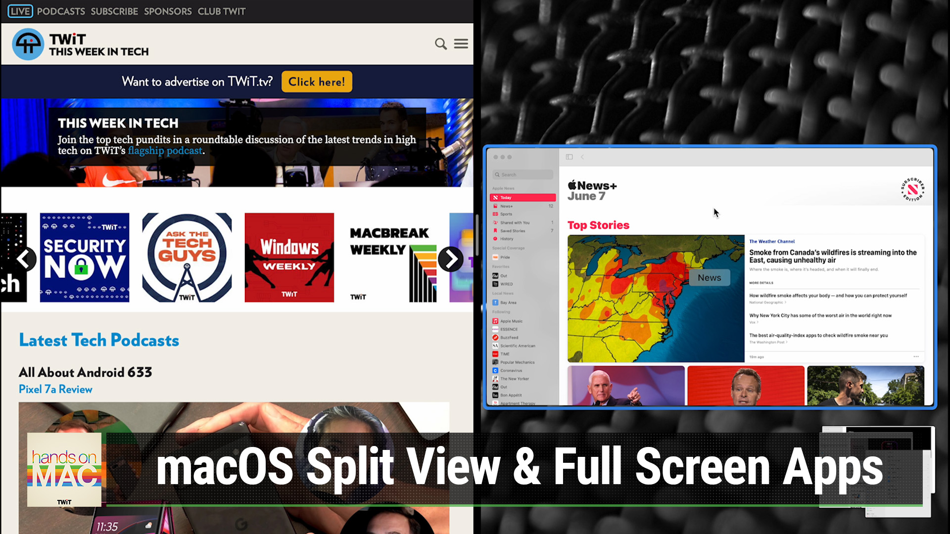 Manage App Windows & Screens