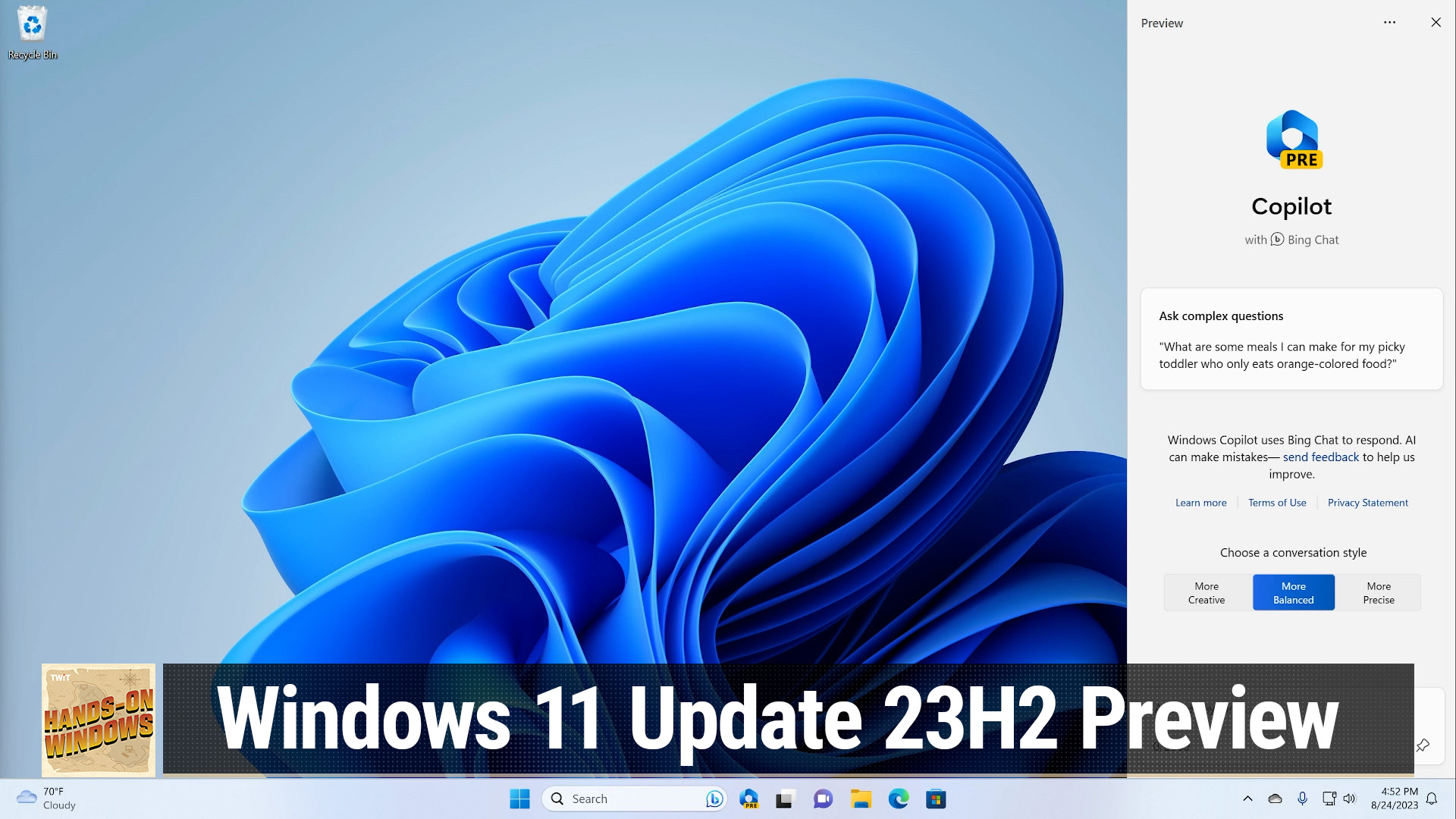 Windows 11 Update 23H2 Preview