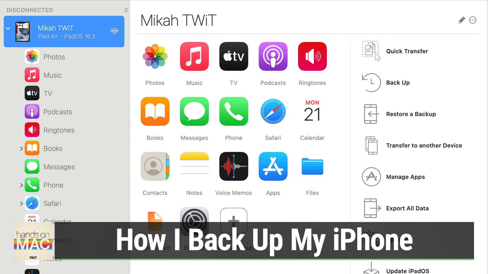 iMazing iPhone Manager