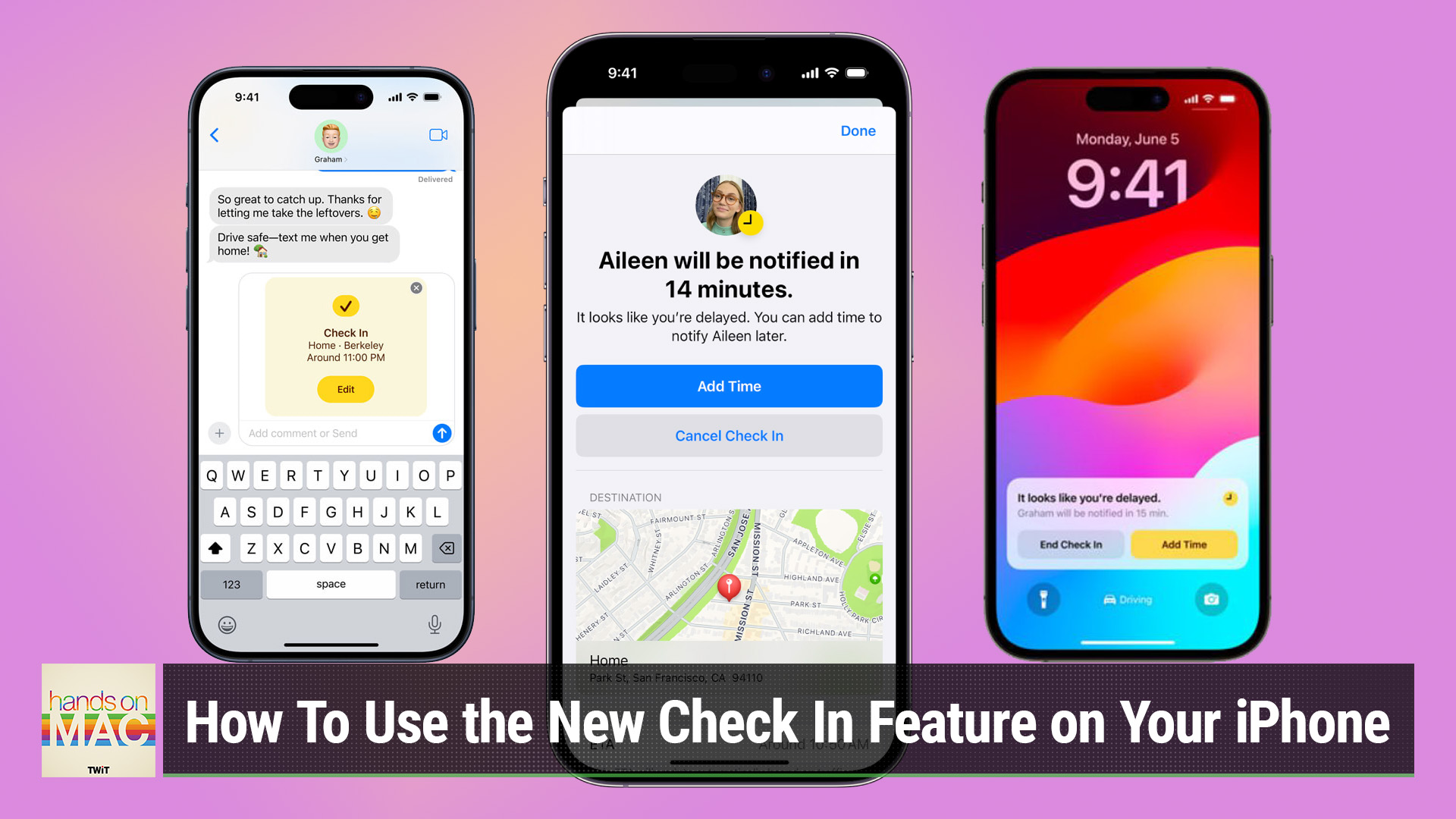Let Friends & Family Know You've Arrived Safely