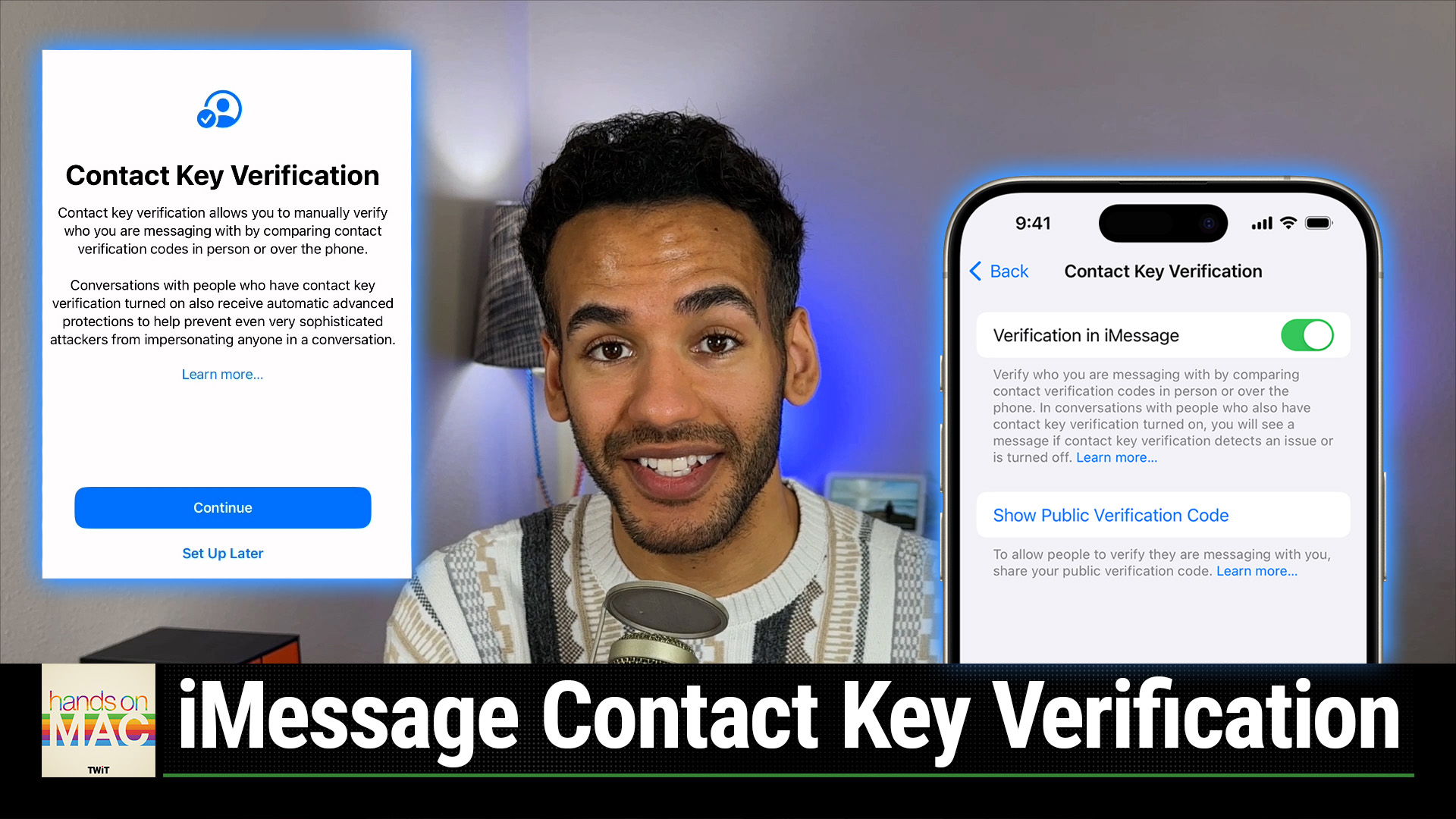 Setting Up Imessage Contact Key Verification