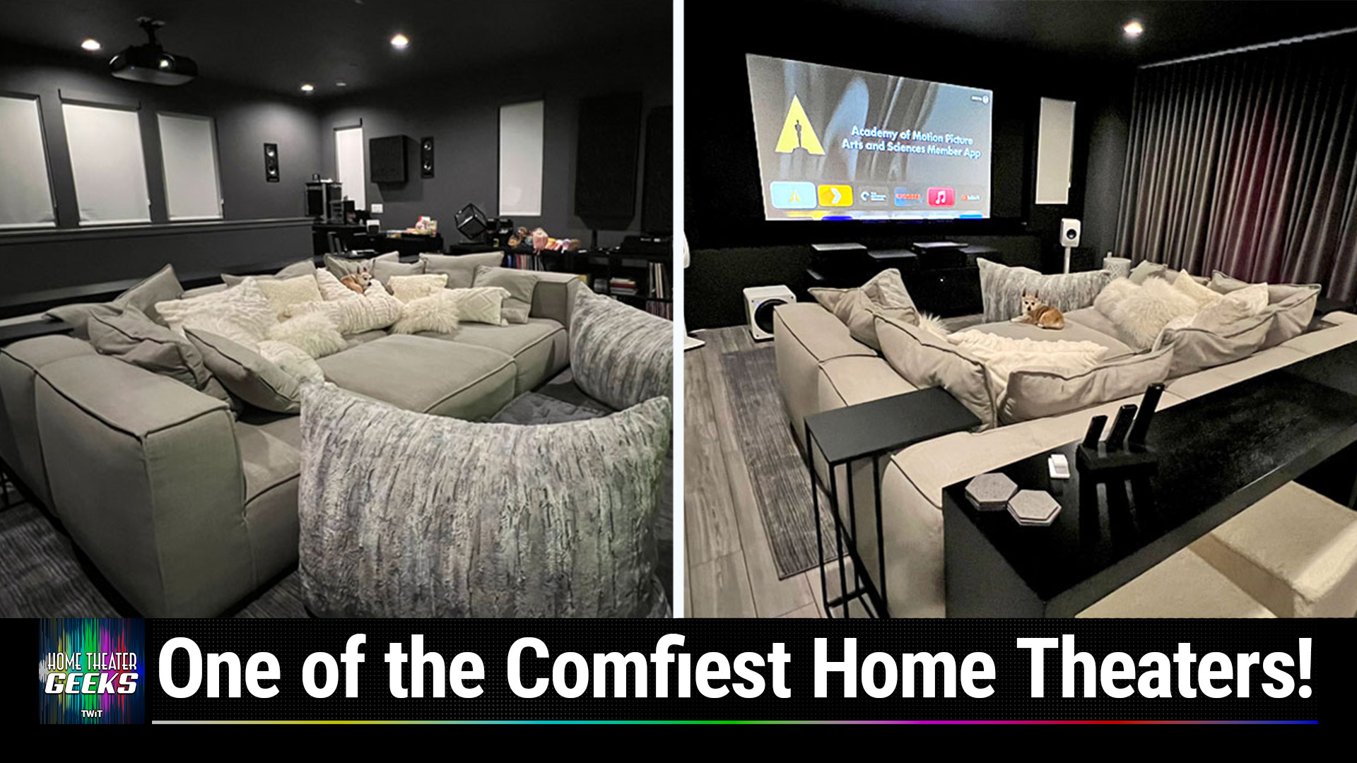 A Comfy Couch Home Theater! (Home Theater Geeks #440)