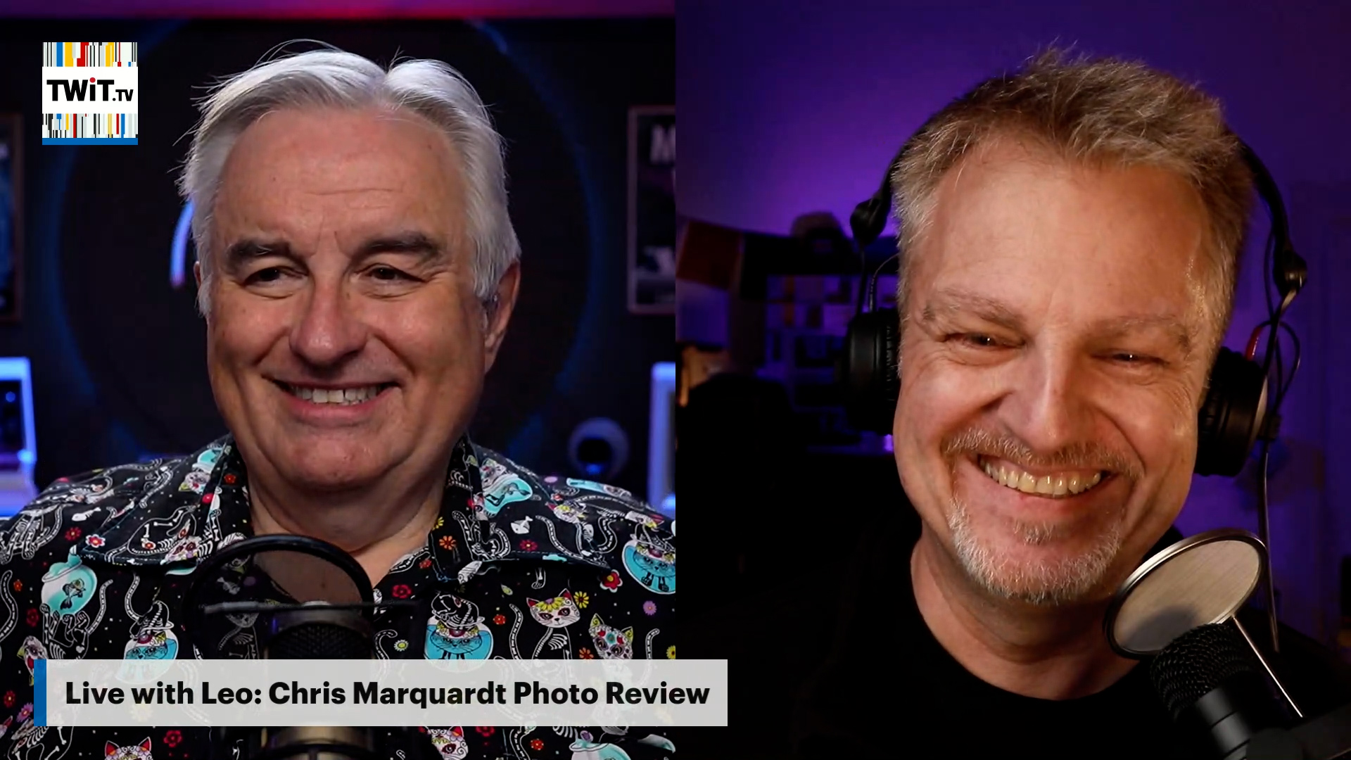 Leo Laporte and Chris Marquardt