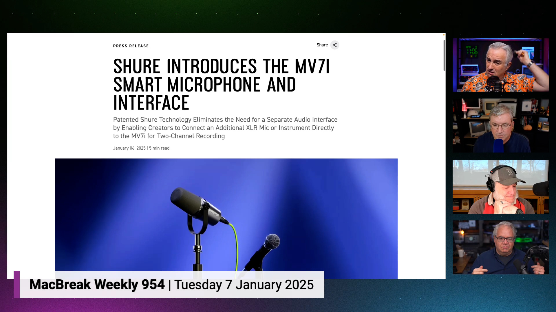 MBW Extra: Piano Lessons & the MV7i