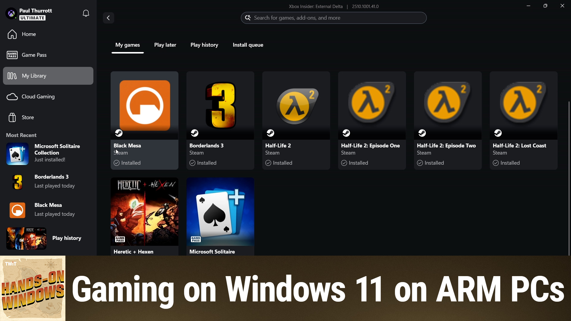 Hands-On Windows: Gaming on ARM PCs
