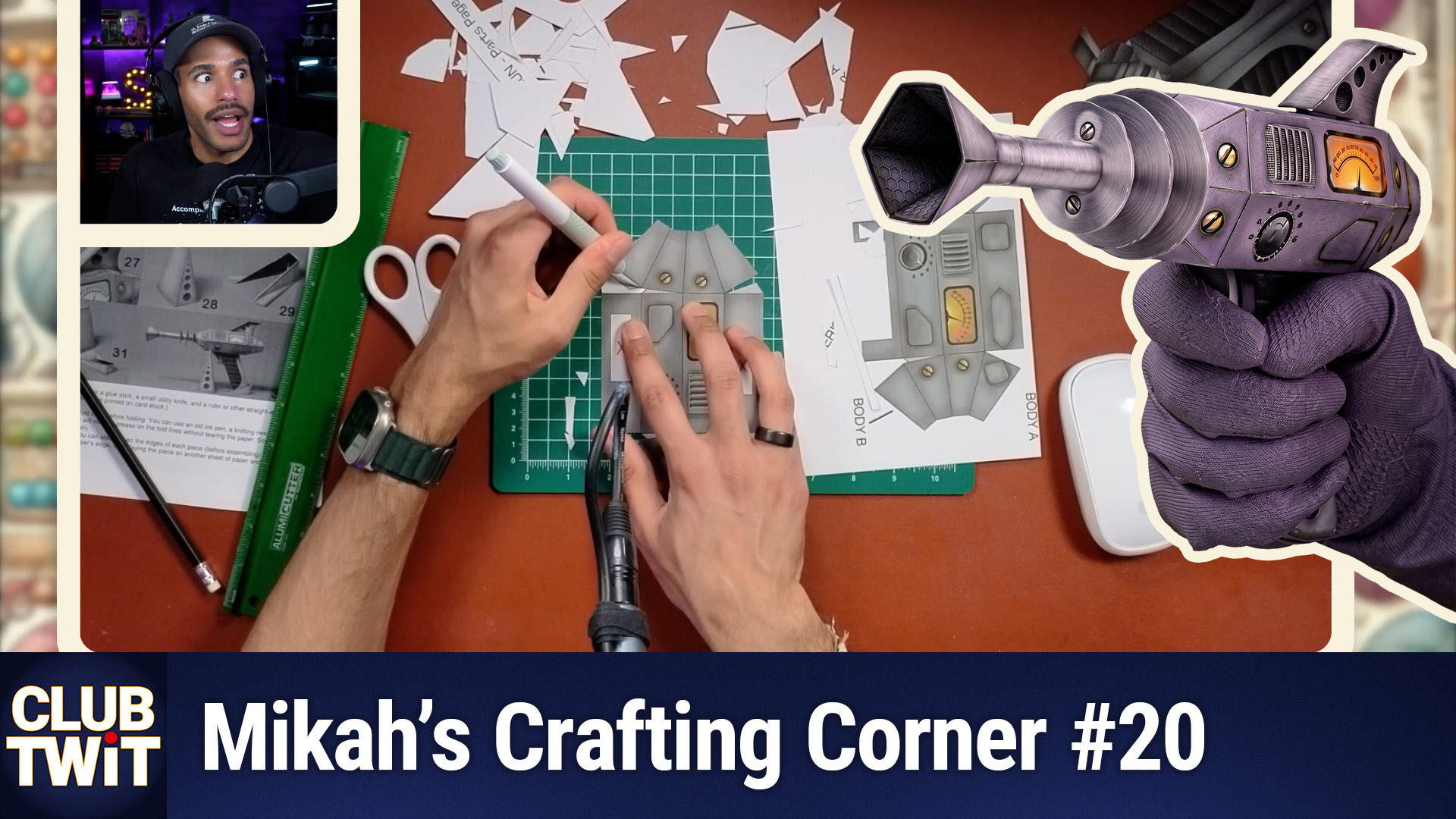 Crafting a Ray Gun: Haunted Papercraft & Techy Tangents