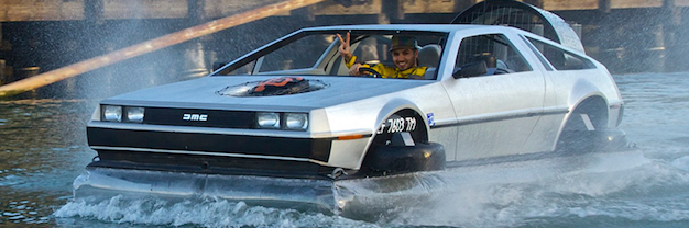 Maker Faire: Delorean Hovercraft 