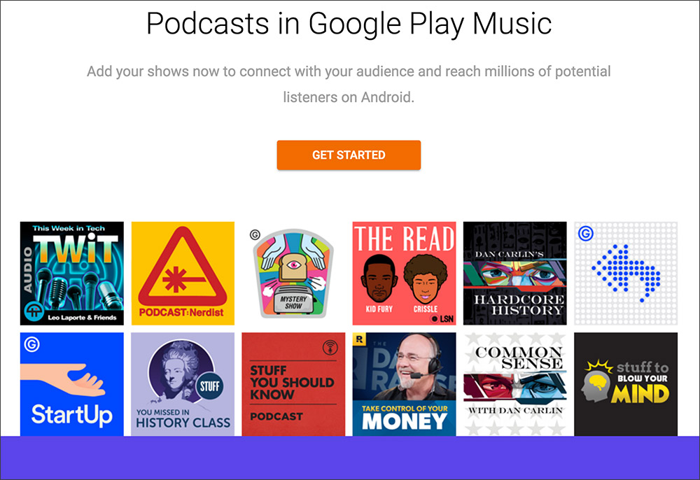 Google Play Music Podcasts