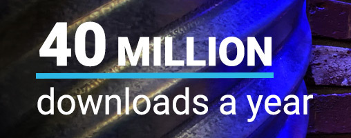40 Million downloads a year