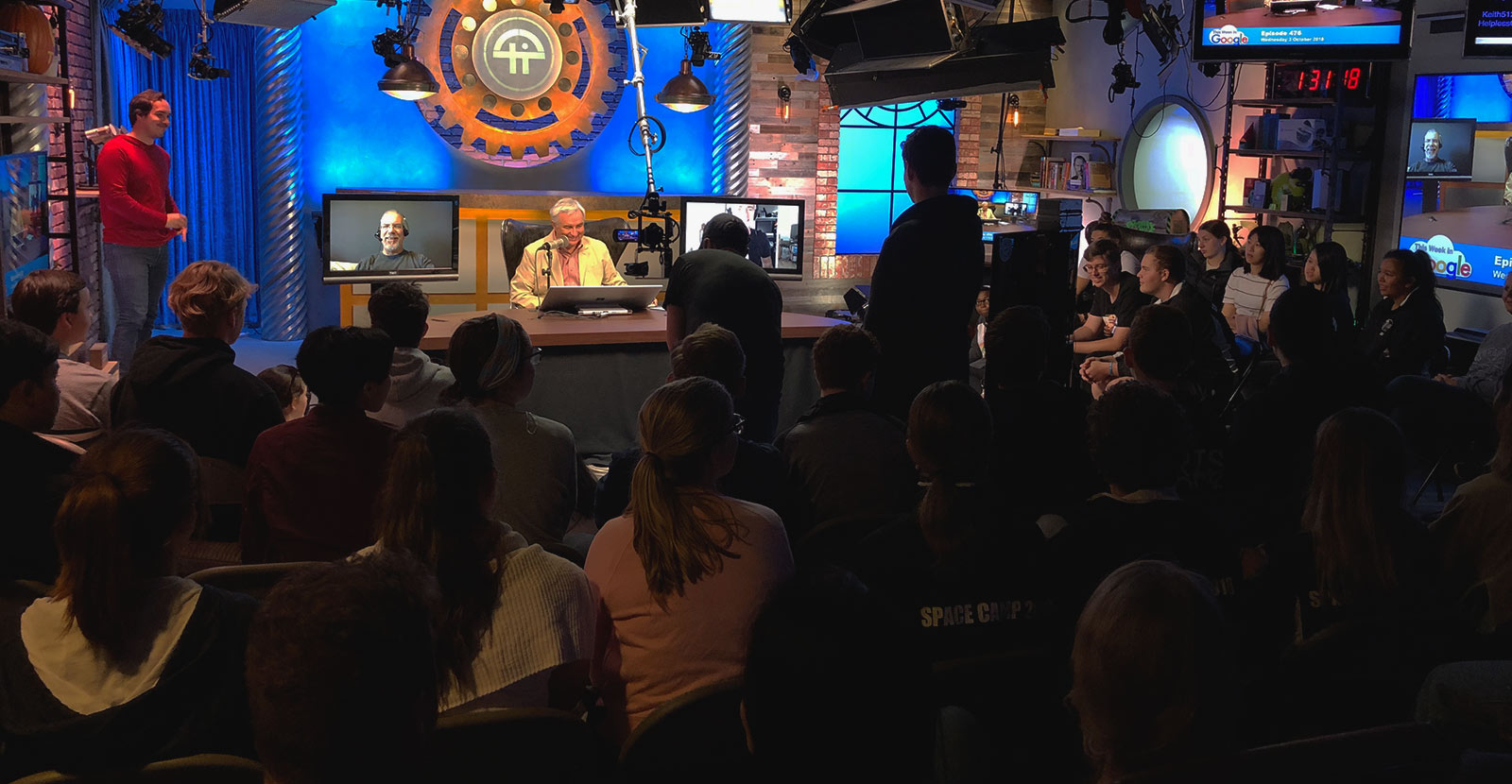 TWiT is recorded in front of a live studio audience