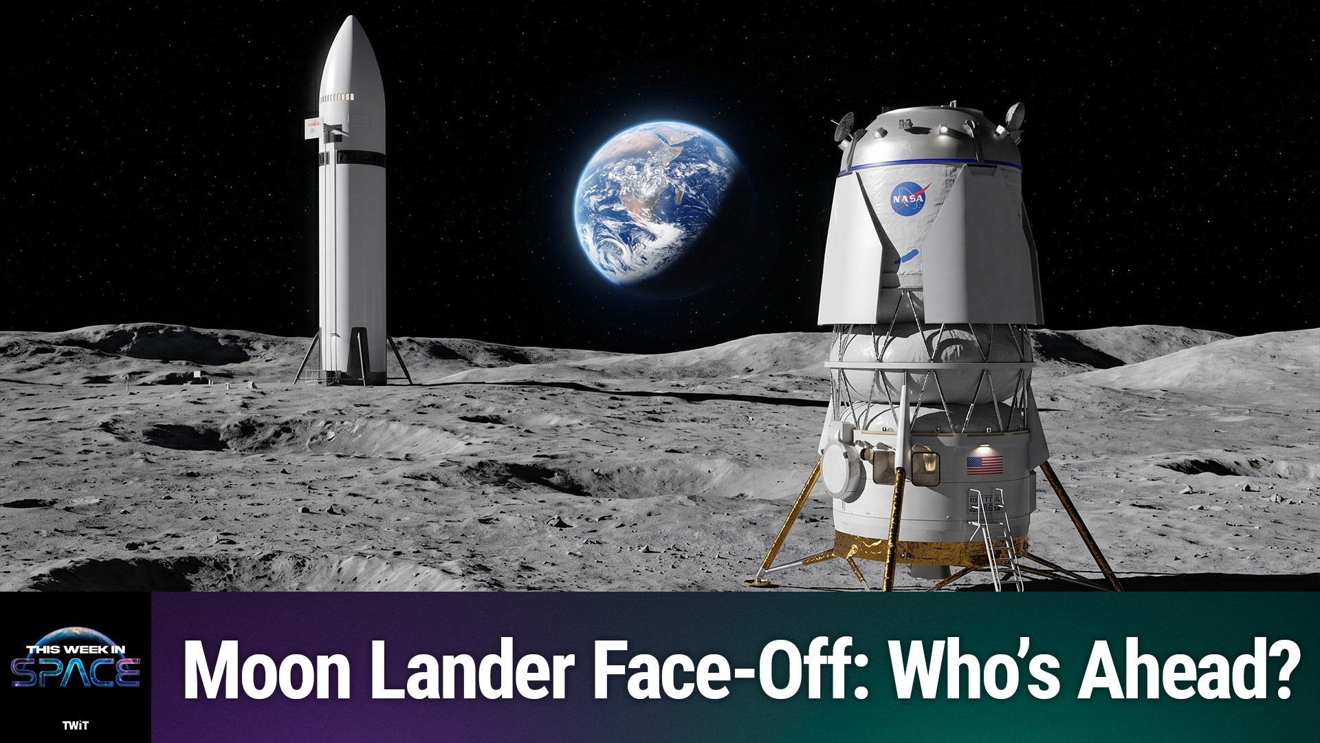When Will SpaceX and Blue Origin Land Astronauts on the Moon?