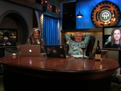 Find out why Leo Laporte and Becky Worley are rocking a onesie