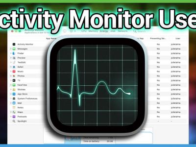The Mac Activity Monitor