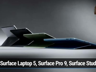 Microsoft Surface Pro 9, Laptop Studio, Laptop 5