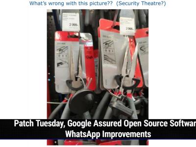Patch Tuesday, Google Assured Open Source Software, WhatsApp Improvements