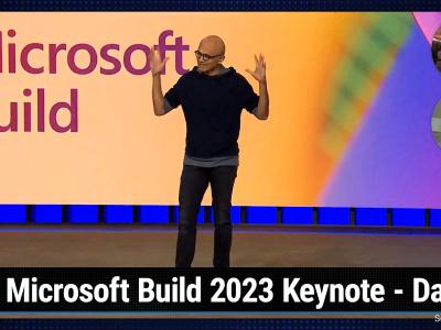 Satya Nadella at Microsoft Build 2023