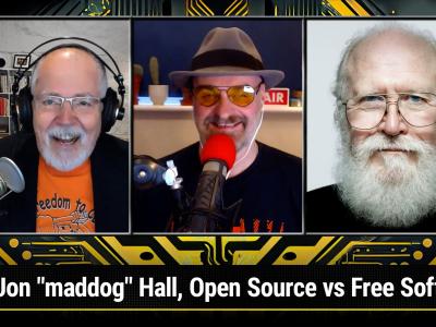 Jon "maddog" Hall, Caninos Loucos, Open Source vs Free Software