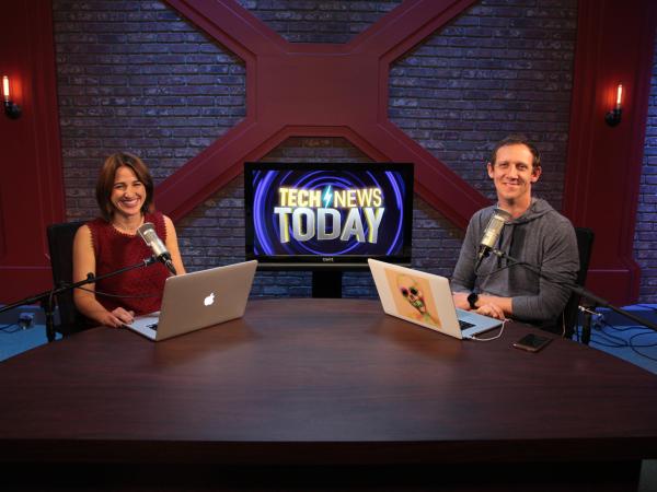 Megan Morrone and Jason Howell on Tech News Today