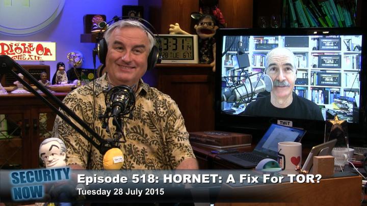 Security Now 518: HORNET: A Fix For TOR?
