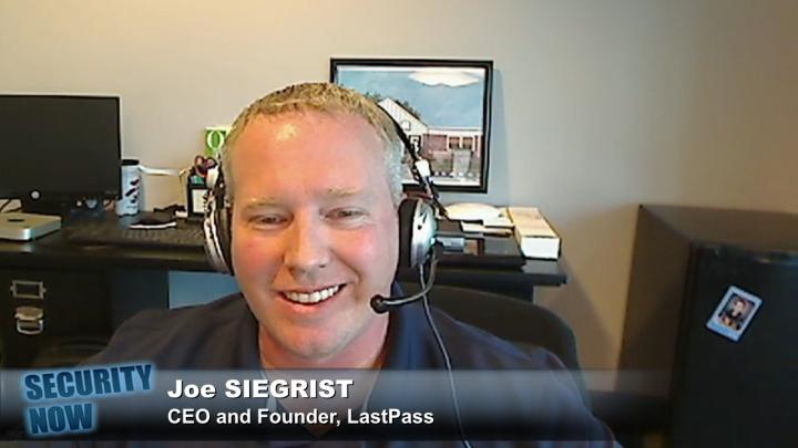 Security Now 529: Joe Siegrist of LastPass