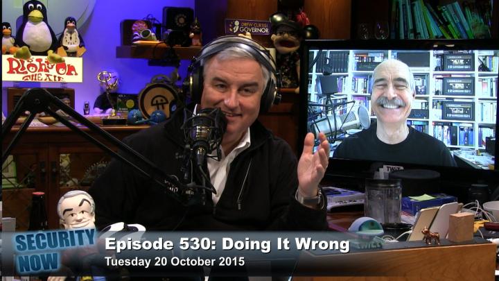 Security Now 530: Doing It Wrong