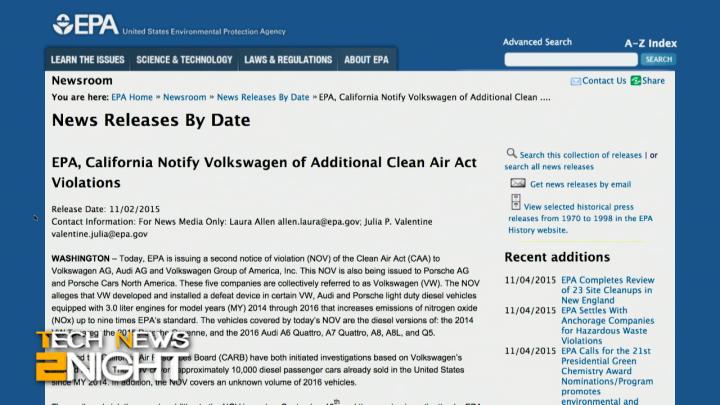 VW violation of Clean Air Act