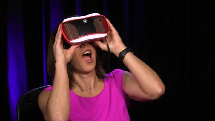 Megan Morrone and the View-Master VR