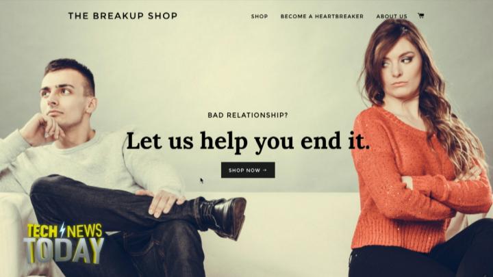 You can pay a professional to manage your breakup online with 'The Breakup Shop.'