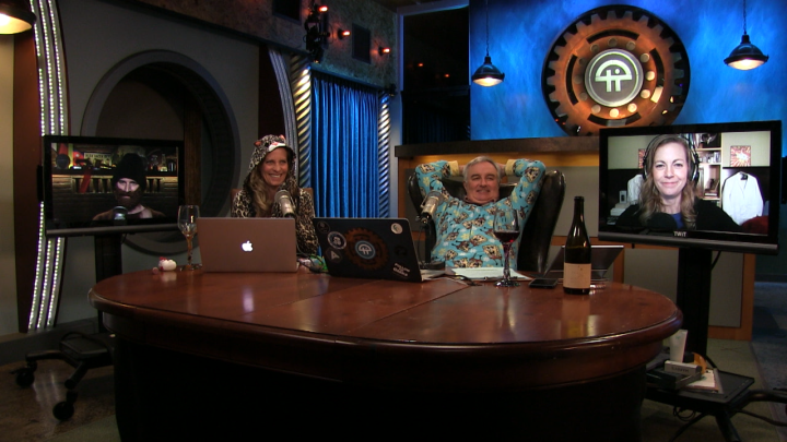 Find out why Leo Laporte and Becky Worley are rocking a onesie