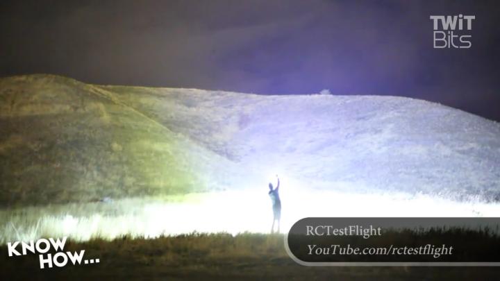 Is that an alien landing in the field?