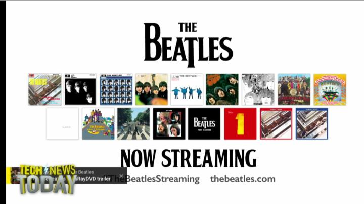 Starting December 24th 2015, Christmas Eve you can finally stream the Beatles on Apple Music, Spotify, Tidal, Amazon, and more. not on Pandora or Rdio.