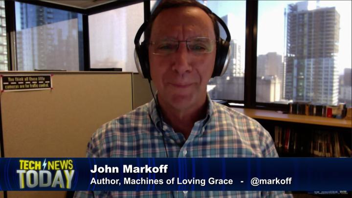 John Markoff joins us to talk about his new book: "Machines of Loving Grace: The Quest for Common Ground Between Humans and Robots."