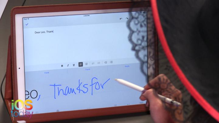 Megan Morrone talks about MyScript Stylus, a handwriting alternative to onscreen and physical keyboards designed for iOS.