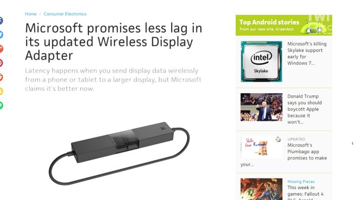 Ted Lieu, Wireless Display Adapter, & Tin Monoxide