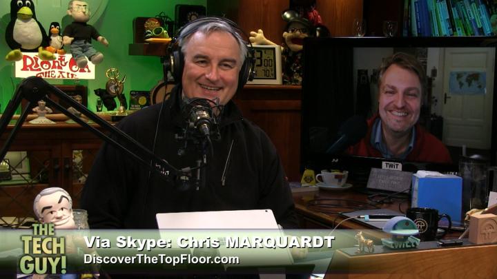 Leo Laporte and Chris Marquardt