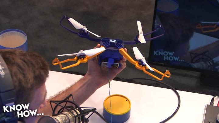 Fr. Robert Ballecer and Bryan Burnett take a look at the Fotokite Phi at the NAB Show 2016.