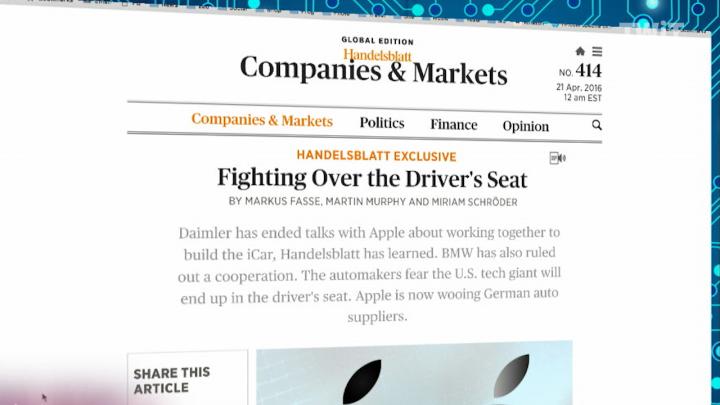 Apple Car Headline