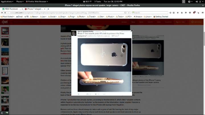 Possible iPhone 7 photo