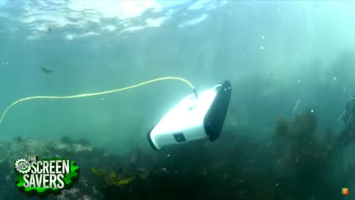 OpenROV's open-source underwater drone, the Trident.